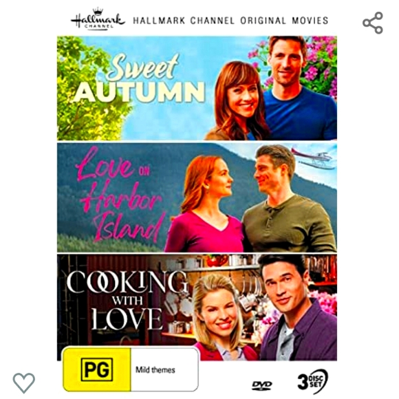 Hallmark Other - Hallmark 3 Film Collection (Sweet Autumn/Love on Harbor Island/Cooking with Love